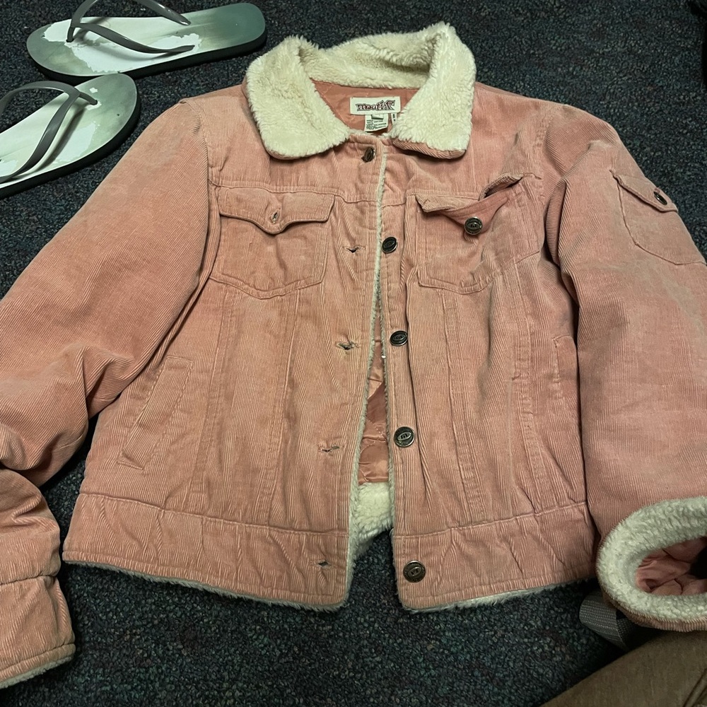 Beautiful light pink corduroy jacket